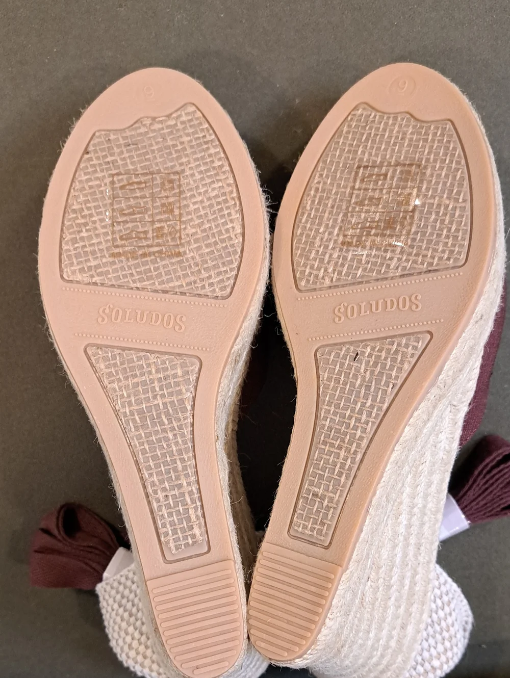 Soludos The Marseille Platform Wedge Espadrille - Color: Chocolate - Size: 9